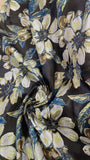 Paint metallic floral brocade