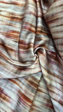 Striped Italian silk
