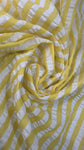 Bubble striped cotton chiffon