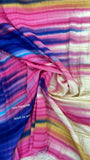 Striped ombre rayon