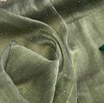 Crinkle stone organza