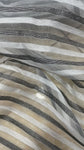 Striped shimmer organza