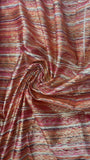 Striped multicolored foil