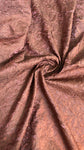 Two tone crinkle metallic silky tafetta