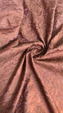 Two tone crinkle metallic silky tafetta
