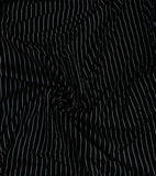 Striped cotton chiffon