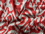 5 print orange tribal design