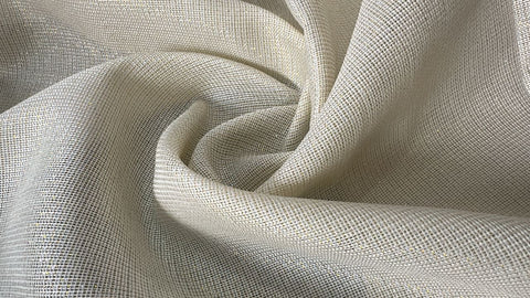 Two tone metallic woven linen