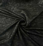Silver metallic brocade