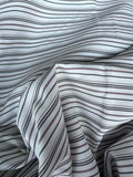 Striped soft polyester