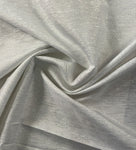 Silver metallic brocade