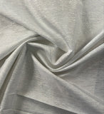 Silver metallic brocade
