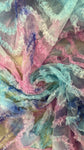 Ruffle dyed tulle