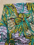 Abstract bow sequin African wax print