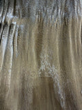 Metallic liquid micro pleated brocade