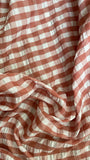 Bubble gingham cotton chiffon