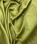 Shimmer crepe satin