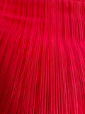 Pleated pleated satin