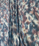 Gold foil crepe chiffon