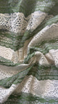 Two coloured embroidered lace