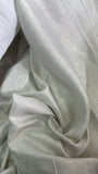 Gold foil silky satin