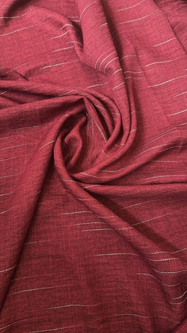 Striped crush linen