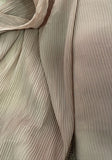 Pleated chiffon (small pleats)