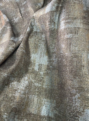 Champagne abstarc metallic  brocade