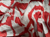 5 print orange tribal design