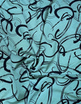 Abstract scribble rayon