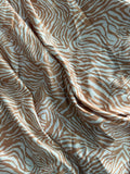 5 print brown zebra design