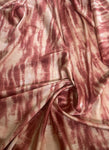 Striped Tye dye crinkle silk