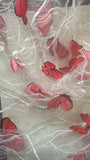3D shimmer butterfly tulle