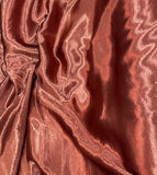 Crinkle velvet silk