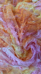 Ruffle dyed tulle