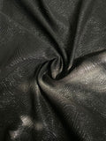 Swirly metallic brocade