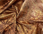 Two tone metallic fireworks brocade