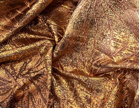 Two tone metallic fireworks brocade