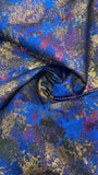 Abstract metallic brocade