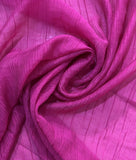 Crush striped chiffon