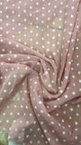 Star pleated chiffon