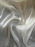 Silky metallic organdy