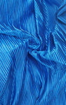 American pleated satin