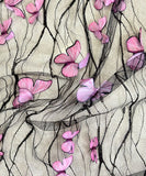 3D shimmer butterfly tulle