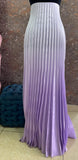 Ombre brocade asymmetrical pleated fabric (more colours available)