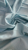 Small striped poly cotton