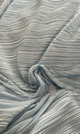 Pleated pleated satin