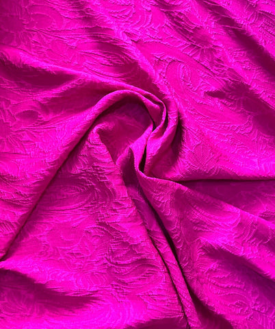 Textured magenta jersey
