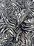 5 print black and white zebra design