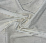 Silver Metallic stripped linen